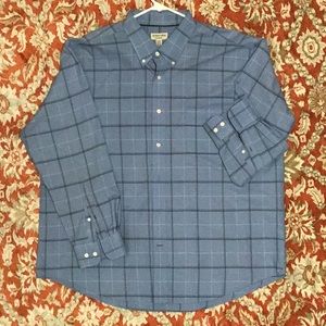 St. John’s Bay blue button up shirt.